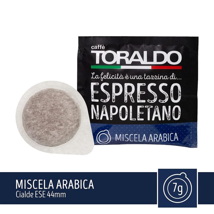 Кава Caffè Toraldo Miscela Arabica в капсулах ESE 44 (150 шт по 7 г), еспресо