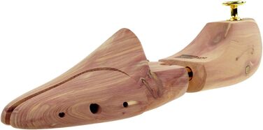 Sneakerprofi Shoe Stretcher made of Cedarwood, Genuine Wood for Women and Men with Double Spring, Optimal Fit and Ventilation, 1 Pair