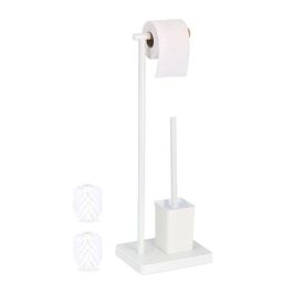 Relaxdays Toilet Set with 2 Replacement Brush Heads