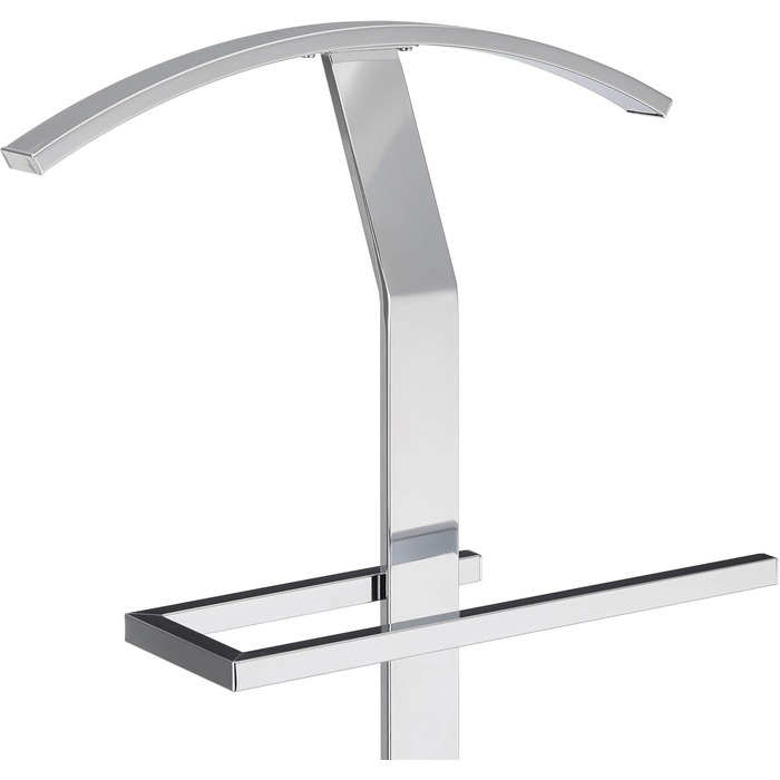 Relaxdays Valet Stand, Clothes Rack made of Metal, Silent Butler Freestanding, Clothes Butler, HBT: approx. 111 x 45 x 21 cm
