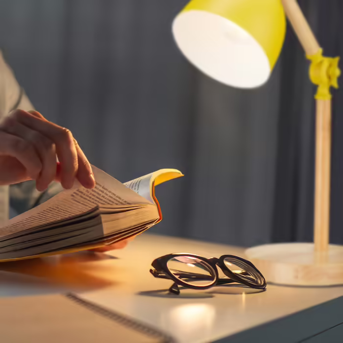 Relaxdays Adjustable Wooden Desk Lamp