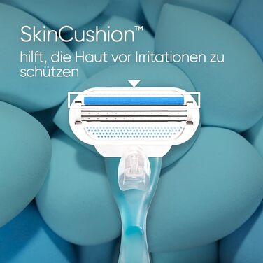 Смінні леза для жіночої бритви Gillette Venus Smooth, 16 шт, сині (4 леза)
