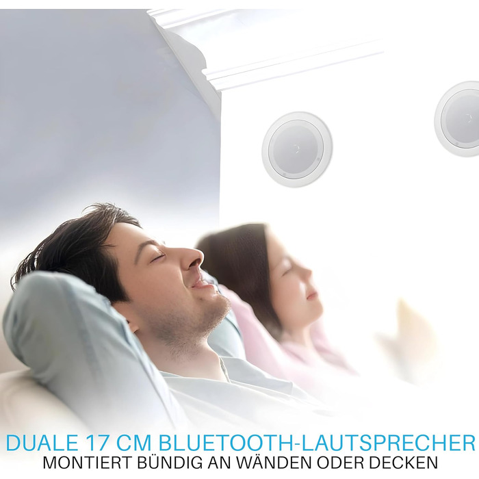 Вбудовані Bluetooth-колонки Pyle 200Вт, 16,5 см, для стелі, стін, домашнього кінотеатру, офісу, плоскі круглі, стереосистема