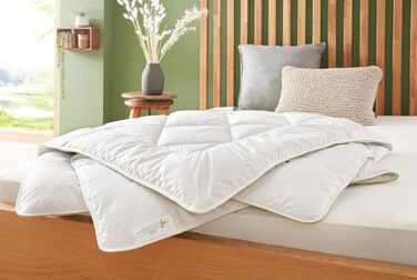 Badenia Trendline Eco Steppbett Camel Mono 135 x 200 cm, white, Öko-Tex certified, produced according to German quality standard 135 x 200 Mono all-season duvet
