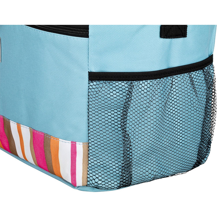 Термосумка B.PRIME 20L Classic: 36x26x22 см, блакитна | Для пікніка, кемпінгу, подорожей та покупок