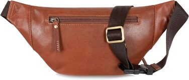 Чоловіча поясна/животна сумка Marc Peter® Varadero з натуральної шкіри Наппа | Сумка на пояс/через плече | Vintage коричневий