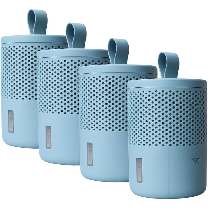 Безструмний осушувач повітря AbsoDry до 25 м² - 4 шт. (зелений/блакитний) - з поповнювачем - з переробленого пластику