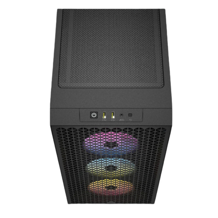 Корпус Corsair 3000D Midi Tower, чорний