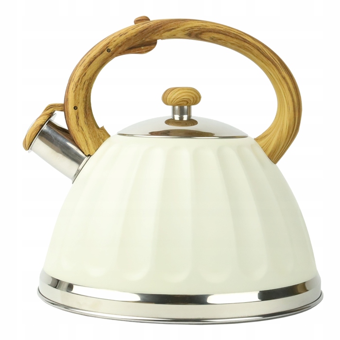 Класичний сталевий чайник Karl Hausmann, 3 л, бежевий