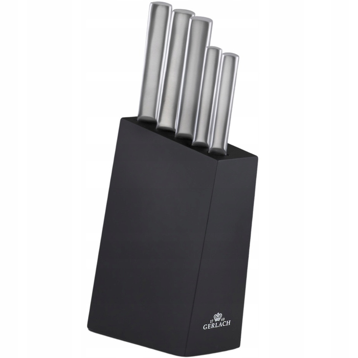 Набір ножів у підставці Gerlach Ambiente Silver, 5 предметів