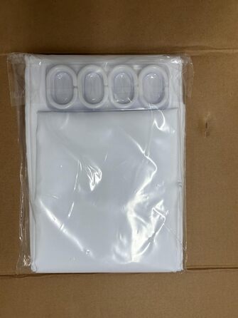 Шторка для душу DUFU, водонепроникна, миється | Швидковисихаюче поліестерне полотно з 12 гачками | Напівпрозора захисна шторка для ванни (180x200 см, Темно-сірий)