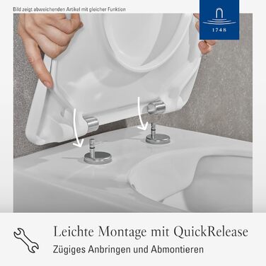 Сідушка для унітаза Villeroy & Boch O.novo D-подібна з мікроліфтом (SoftClose), Duroplast, матова, колір Morning Green