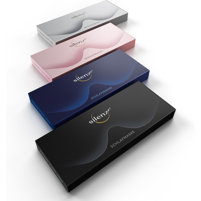 Преміум маска для сну - 3D маска для очей для жінок та чоловіків - зручна маска для сну з м'якою підкладкою для повної темряви - Sleep-Mask, маска для сну рожева, 1 шт. (упаковка з 1 шт.), Cloudy Grey