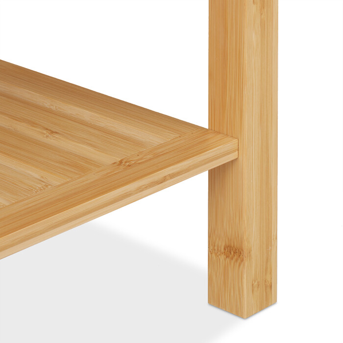 Relaxdays Bamboo Stool with Handles