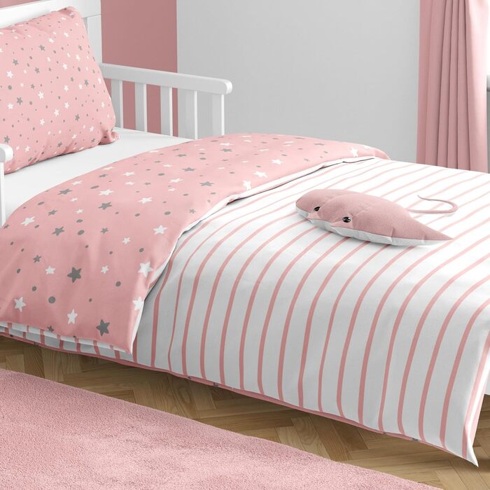 Комплект постільної білизни для дитячого ліжечка 100x135 см з 100% бавовни - Комплект для дітей та малюків 