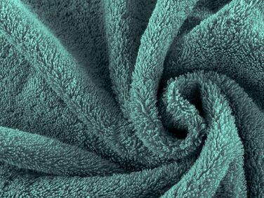 Набір рушників Herzbach Home Premium, 100% бавовна, м'які та швидковисихаючі, зелений колір Океан