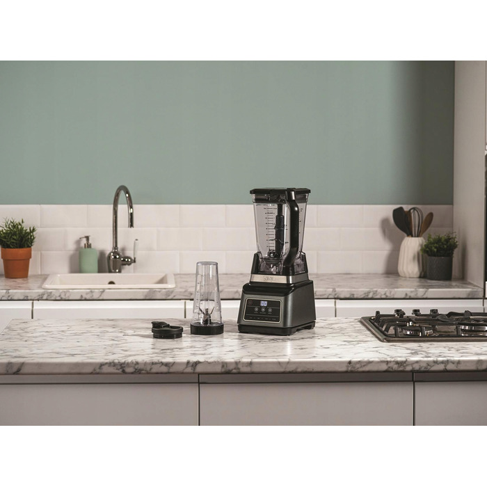 Стаціонарний блендер Ninja BN750EU, 1200 Вт, сріблястий/сірий