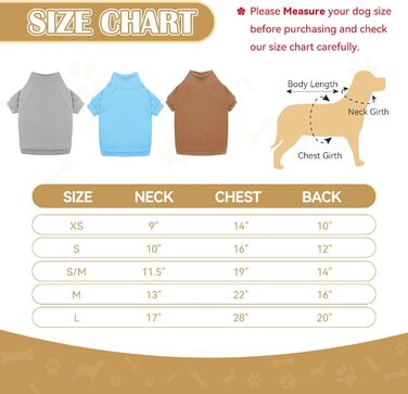 Dog sweater for medium-sized dogs, fleece, turtleneck, soft, warm, dog sweater, dog clothing, medium-sized dogs, boys, girls, pet (Gray + Blue + Coffee Brown, M)
