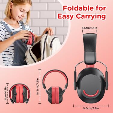 Дитячий навушник шумозаглушення Link Dream, SNR 30dB, для дітей 3-16 років, блакитний/чорний