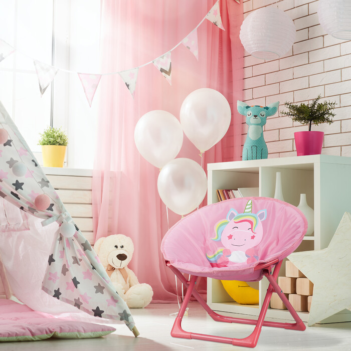 Дитяче крісло Relaxdays Moonchair складне