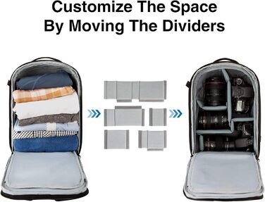 Bagsmart Рюкзак для фотокамери, DSLR/SLR, з відділенням для ноутбука 13.3