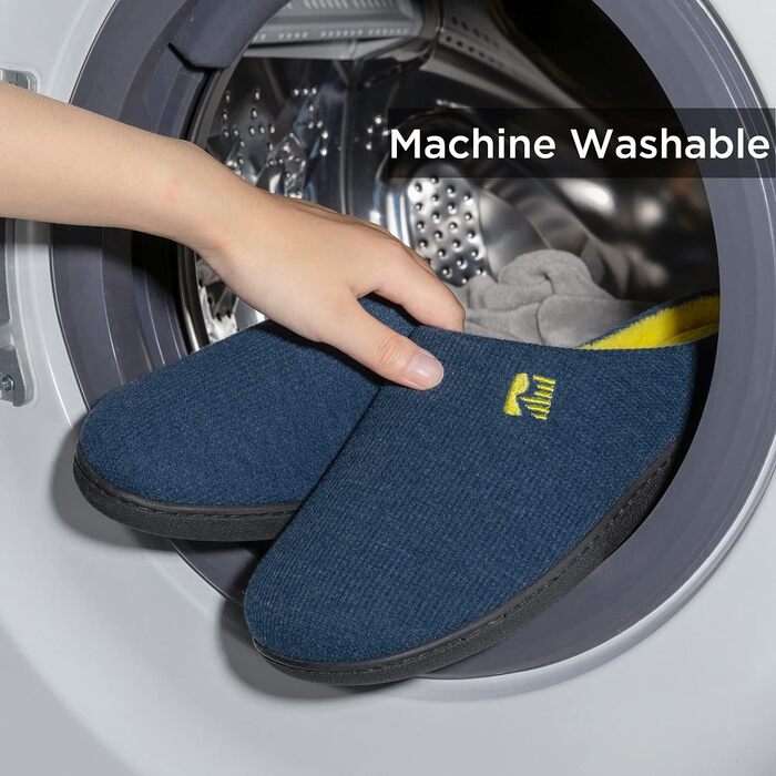 Чоловічі домашні тапочки RockDove Original з пінополіуретаном, двоколірні (синьо-жовті), 46/47 EU