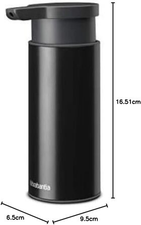 Brabantia Soap Dispenser - Matte Black Finish