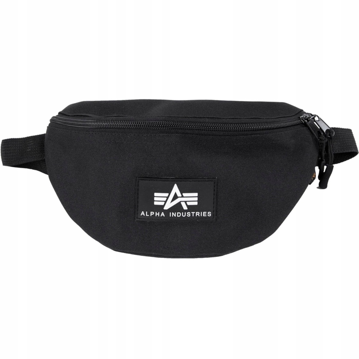 Поясна сумка Alpha Industries Rubber, чорна