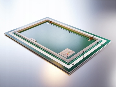 Підсвічене LED дзеркало у ванну кімнату, 110x90 см