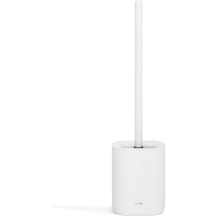 Набір для туалету з щіткою для унітазу Artic White (білий матовий силікон)