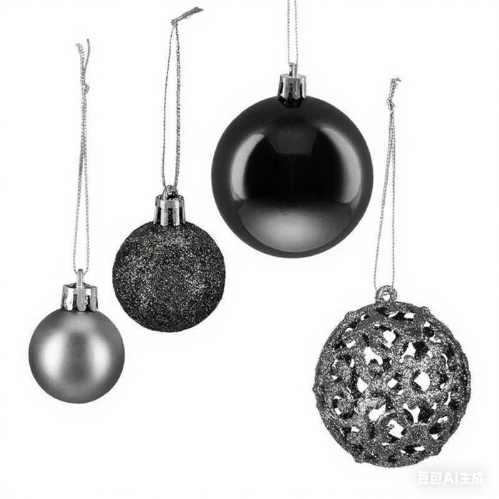 Relaxdays Set of Christmas Baubles