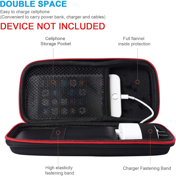 Захисний кейс-сумка Eva Hart для повербанків Anker PowerCore, EasyAcc, Charmast, SKYNEW (23x11x5 см)