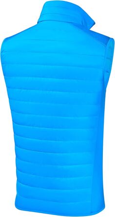 Чоловіча гібридна жилетка Black Crevice: спортивна, тепла та дихаюча, з коміром-стійкою (M, блакитний/червоний)