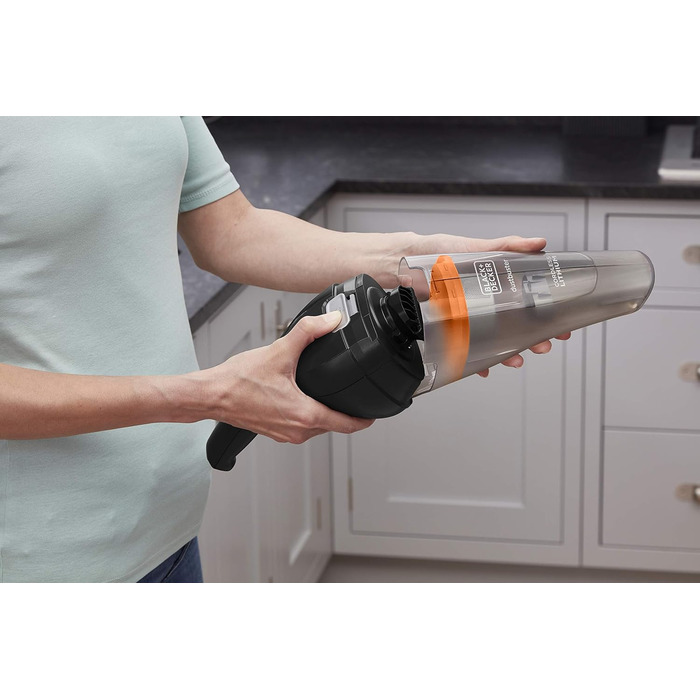 Ручний бездротовий пилосос BLACK+DECKER Dustbuster 3.6V NVC115JL-QW білий (чорний)