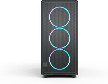 Корпус для ПК Fractal Design Meshify 2 White: Скло, RGB, 3 вентилятори, ATX/mATX/ITX