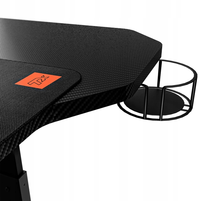 Ігровий стіл VECTOR з регулюванням висоти 56-79 см, 120x60 см, чорний, Trex