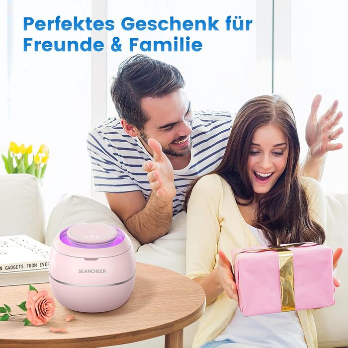 Ультразвукова очищувачка 48000 Гц A-sakura Rosa: для зубних протезів, ювелірних виробів та ін.