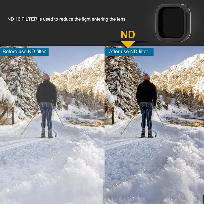 Фільтри для GoPro Hero 13: Набір ND/CPL для підводної зйомки (4 шт.)