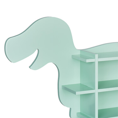 Relaxdays Kids Shelf Dino for the Wall