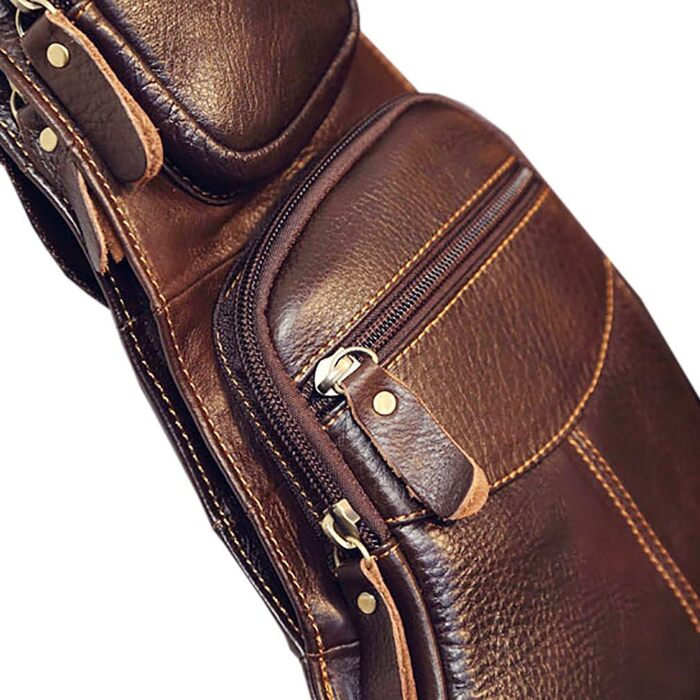 Чорна нагрудна сумка-рюкзак Sport Nylon для чоловіків та жінок, Crossbody, Fanny Pack, для подорожей, школи, бізнесу, велоспорту, хайкінгу, кемпінгу