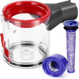 Dyson V7 V8 Dust Bin Replacement - Compatible with SV11 & SV10 Vacuum Cleaners - Part # 967699-01