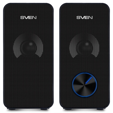 Комплект акустичних колонок 2.0 SVEN 335, 6 Вт, чорний