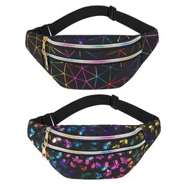 Жіноча/Чоловіча поясна сумка-бананка, водонепроникна, для спорту, подорожей, активного відпочинку