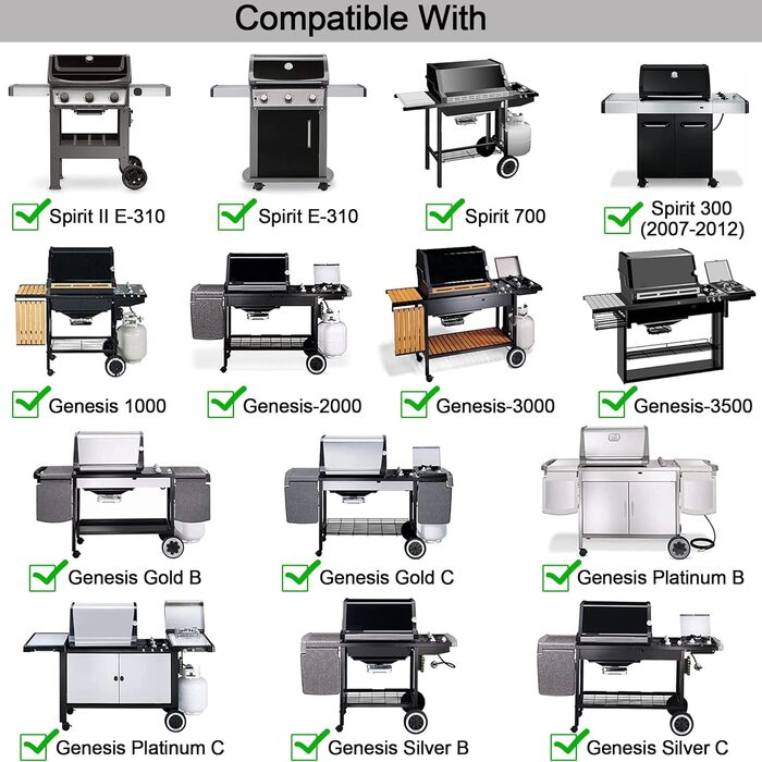 Решітка для гриля Weber Spirit I & II 200 210 220 310 320 (7637) - чавун, замінна частина