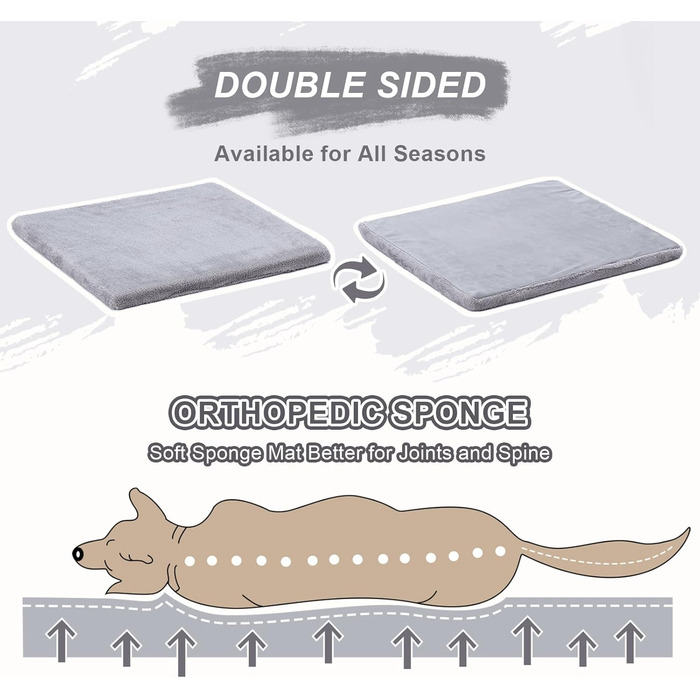 Будка для собак Jiupety, XL, 51x46x46 см, сіра - затишна лежанка для собак вагою 7-14 кг