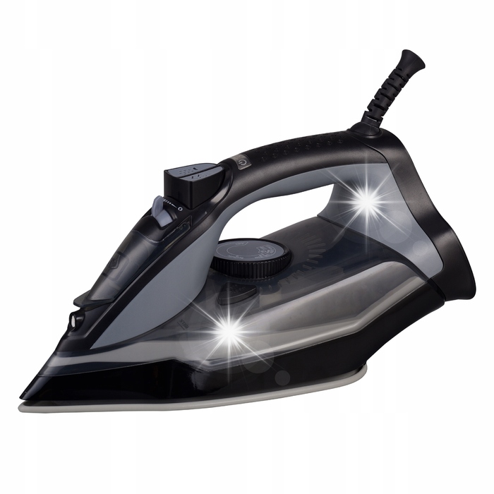 Парова праска Kamille 2800W: система Anti-Calc, Anti-Drip, вертикальне прасування
