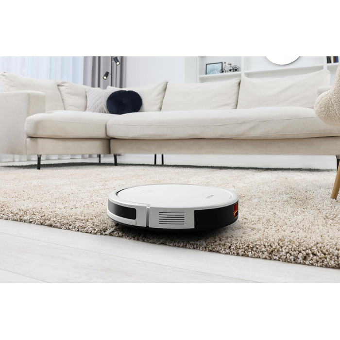 Робот-пилосос з функцією миття - для килимів, твердих поверхонь та шерсті тварин. З пультом дистанційного керування та стацією для зарядки. Робочий час до 120 хвилин, керування через додаток.