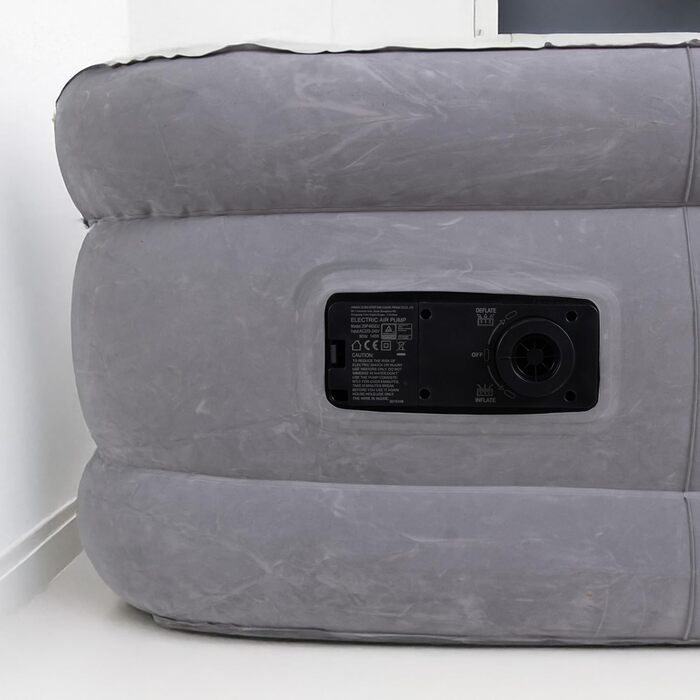 Надувний матрац-ліжко AVENLI самонадувний для 1 особи, 191x99x46 см, з інтегрованою помпою, белькрове покриття, для кемпінгу та дому