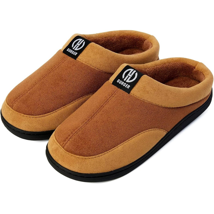 Чоловічі халапи GURGER з піною Memory Foam, антиковзаючі, для дому та вулиці, розмір 40-51, зелені (40/41 EU, коричневі)