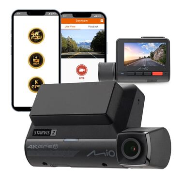 Відеореєстратор Mio MiVue 955W Pro 4K: GPS, Wi-Fi, STARVIS, HDR, Паркувальний режим, 3 роки гарантії